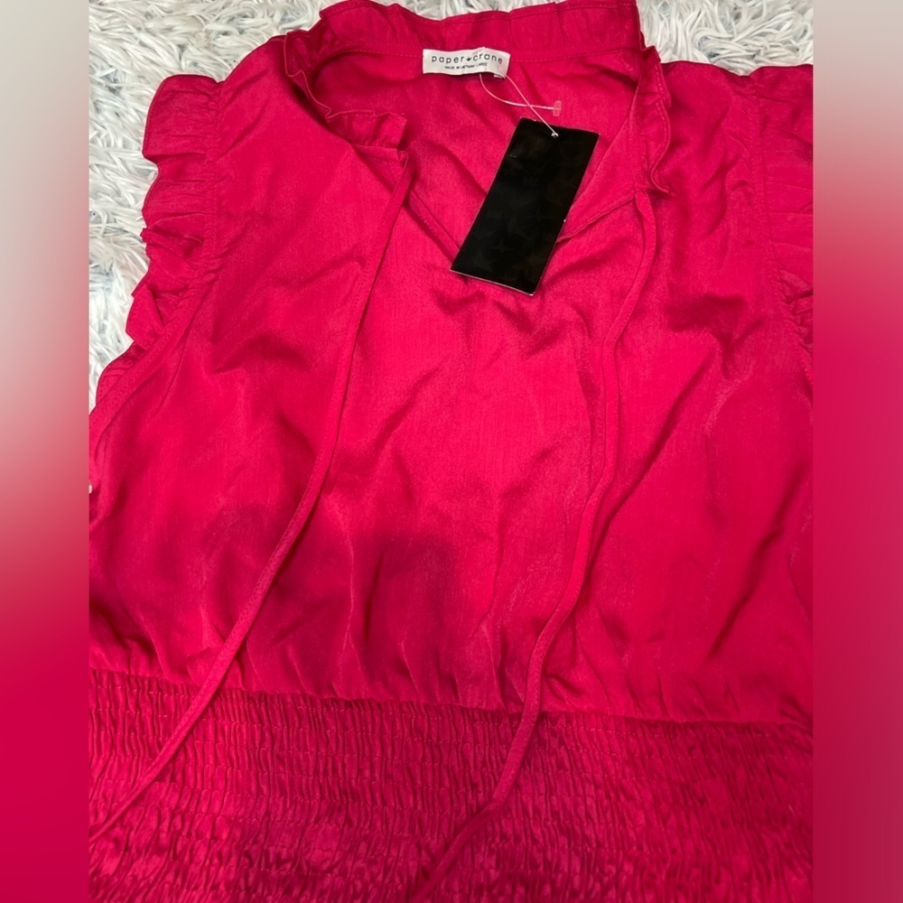 Paper crane pink blouse - Picture 2 of 4